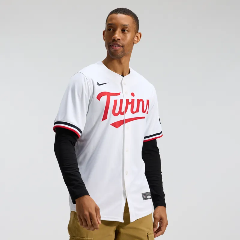 Minnesota Twins Jersey White Home Limited Custom Jersey - Image 3