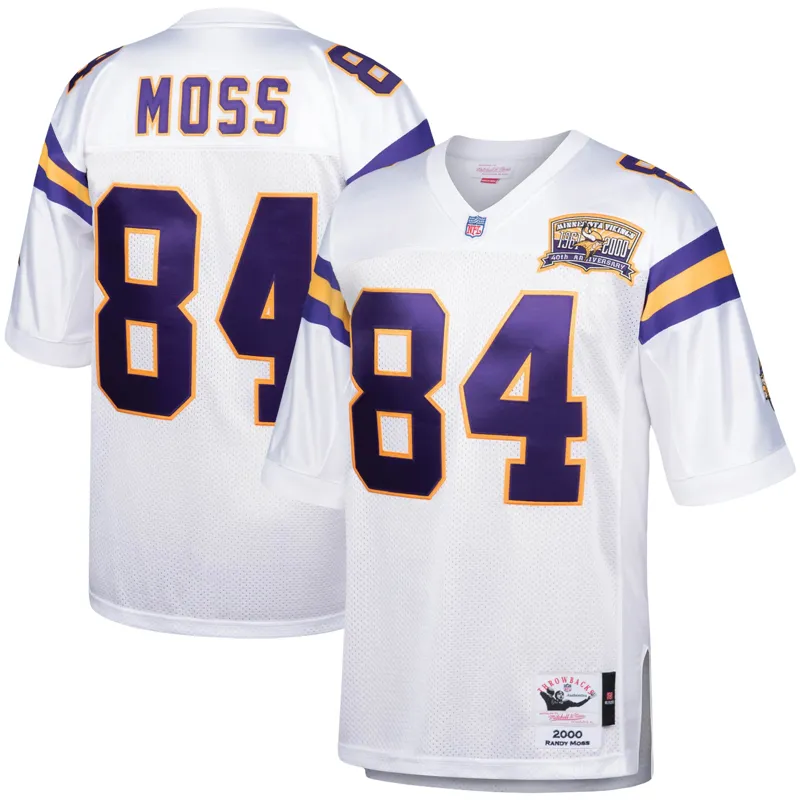 Minnesota Vikings Jersey Randy Moss Purple Player Name & Hoodie Legacy Jersey - Image 3
