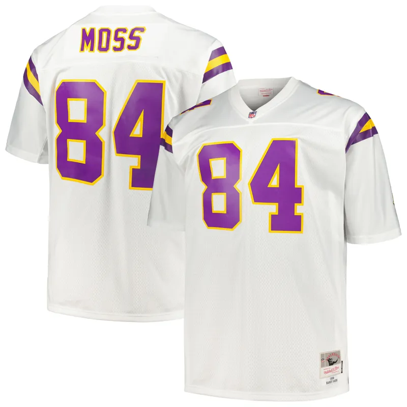Minnesota Vikings Jersey Randy Moss White Alternate Retired Player Game Jersey - Image 3
