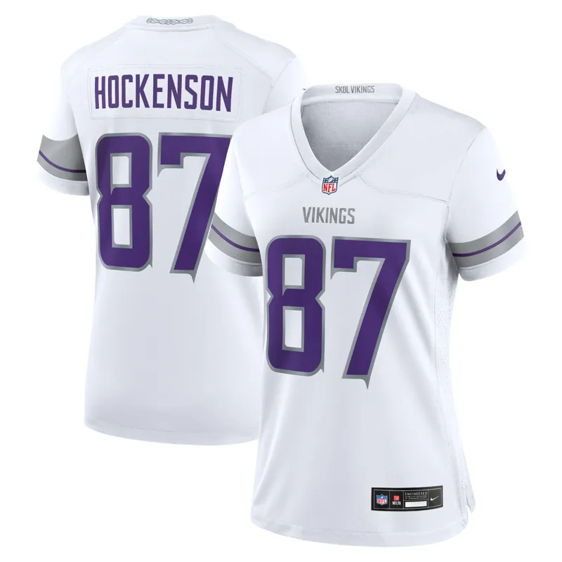 Minnesota Vikings Jersey Tavierre Thomas Purple Team Game Jersey - Image 5