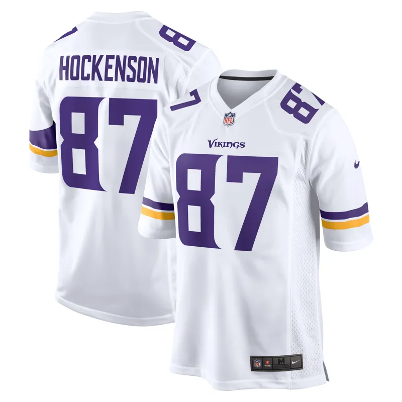 Minnesota Vikings Jersey Tj Hockenson White Alternate Game Player Jersey - Image 2