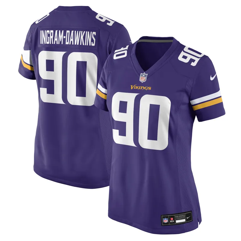 Minnesota Vikings Jersey Tj Hockenson White Alternate Game Player Jersey - Image 5