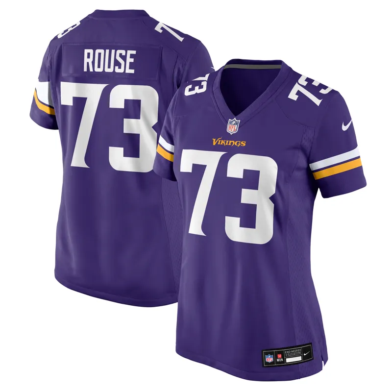 Minnesota Vikings Jersey Walter Rouse Purple Game Jersey - Image 3