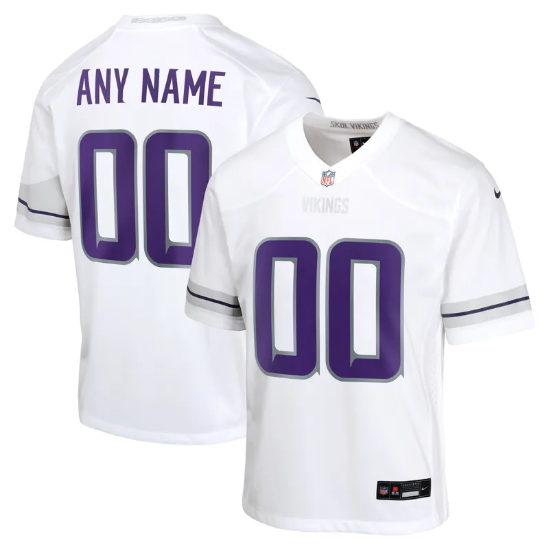 Minnesota Vikings Jersey Walter Rouse Purple Game Jersey - Image 5