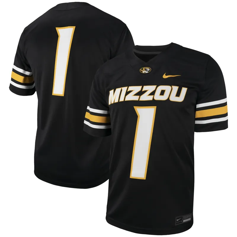 Missouri Tigers Jersey #1 Black Untouchable Jersey