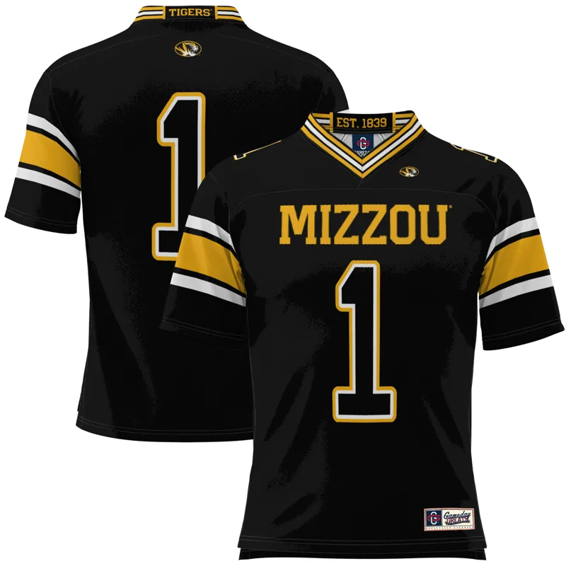 Missouri Tigers Jersey Gameday Greats #1 Black Jersey