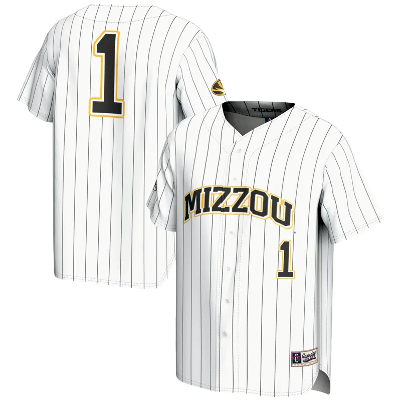 Missouri Tigers Jersey Gameday Greats #1 White Lightweight Jersey