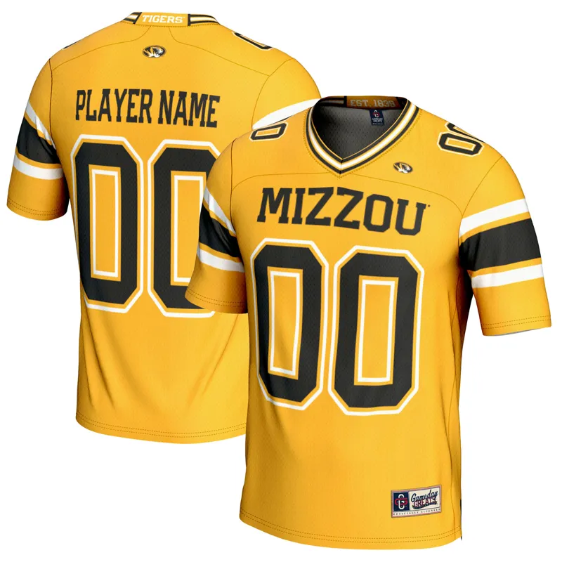 Missouri Tigers Jersey Gameday Greats Gold Pick A Player Jersey - Image 3