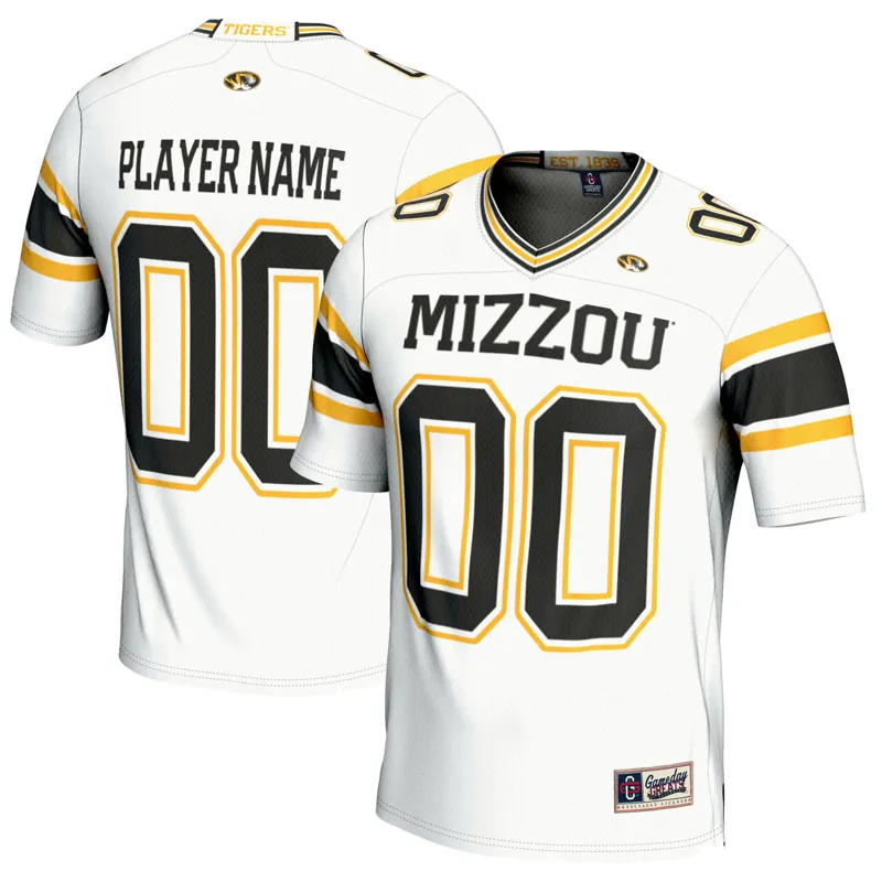 Missouri Tigers Jersey Gameday Greats White Pick A Player Jersey