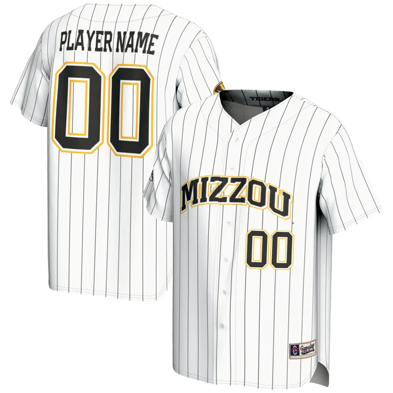 Missouri Tigers Jersey Gameday Greats White Pick A Player Lightweight Jersey