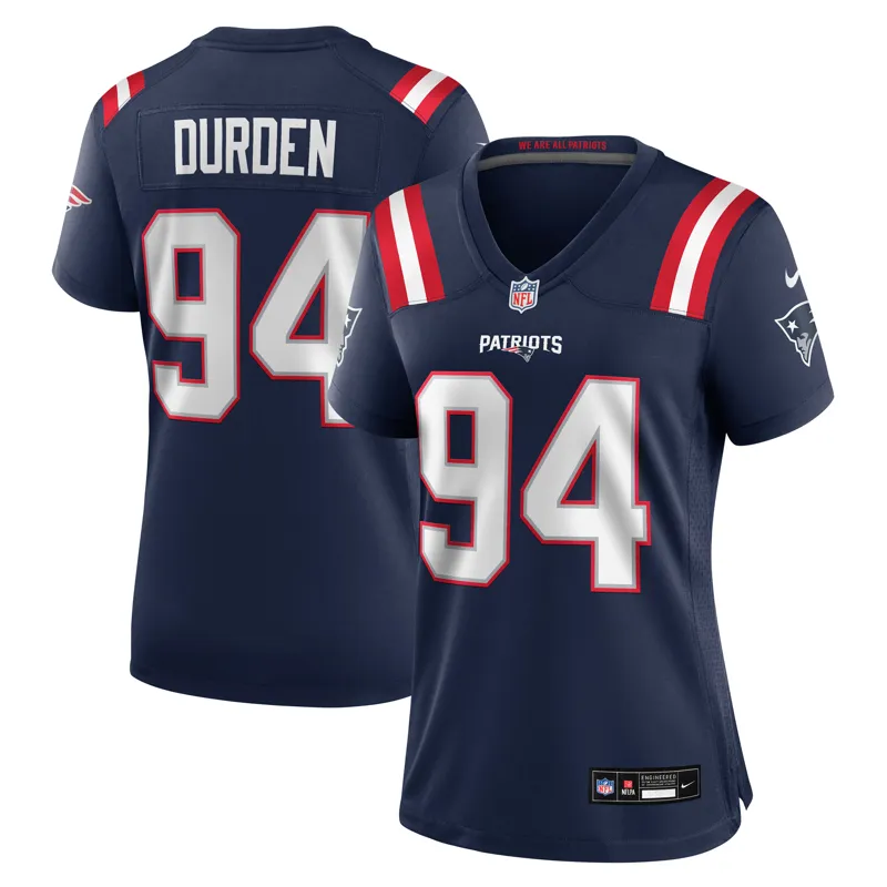 New England Patriots Jersey Cory Durden Navy Team Game Jersey - Image 2