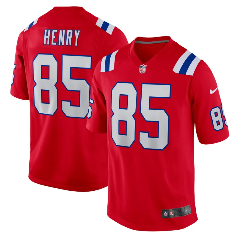 New England Patriots Jersey Hunter Henry Navy Game Jersey - Image 5