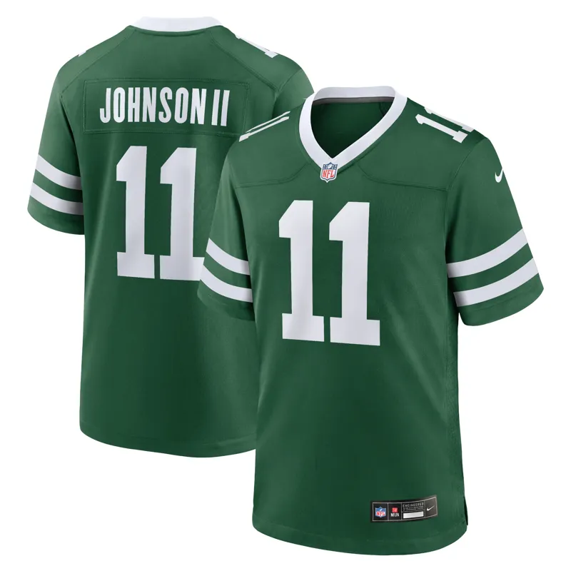 New York Jets Jersey Jermaine Johnson Ii Legacy Green Game Jersey
