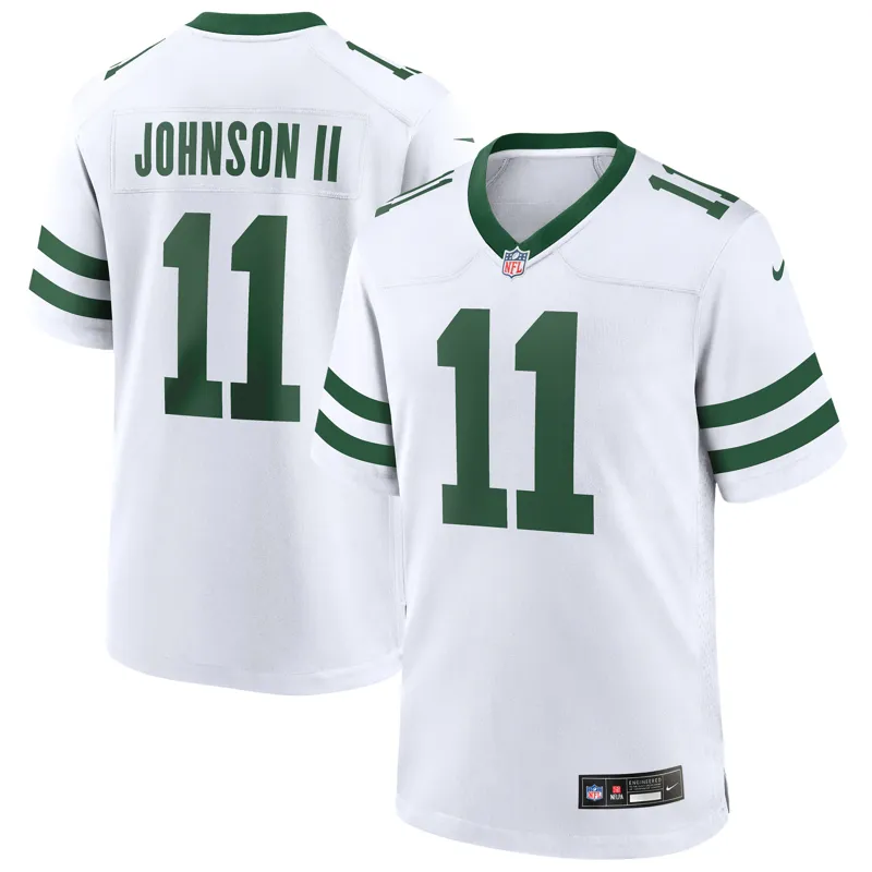 New York Jets Jersey Jermaine Johnson Ii Legacy Green Game Jersey - Image 3