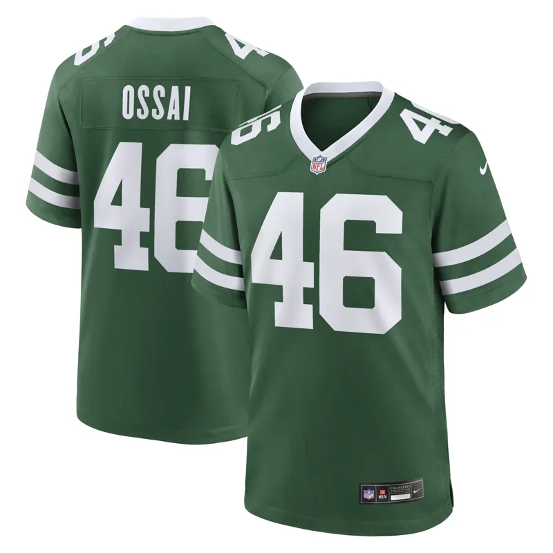 New York Jets Jersey Joe Tippmann Legacy Green Team Game Jersey - Image 3