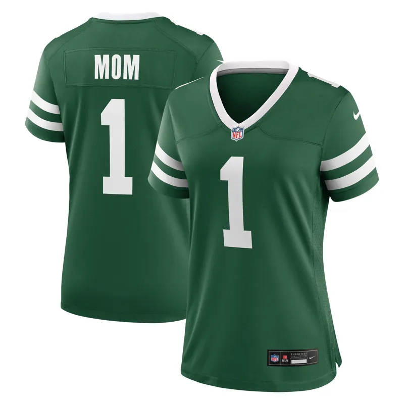 New York Jets Jersey Legacy Green #1 Mom Game Jersey