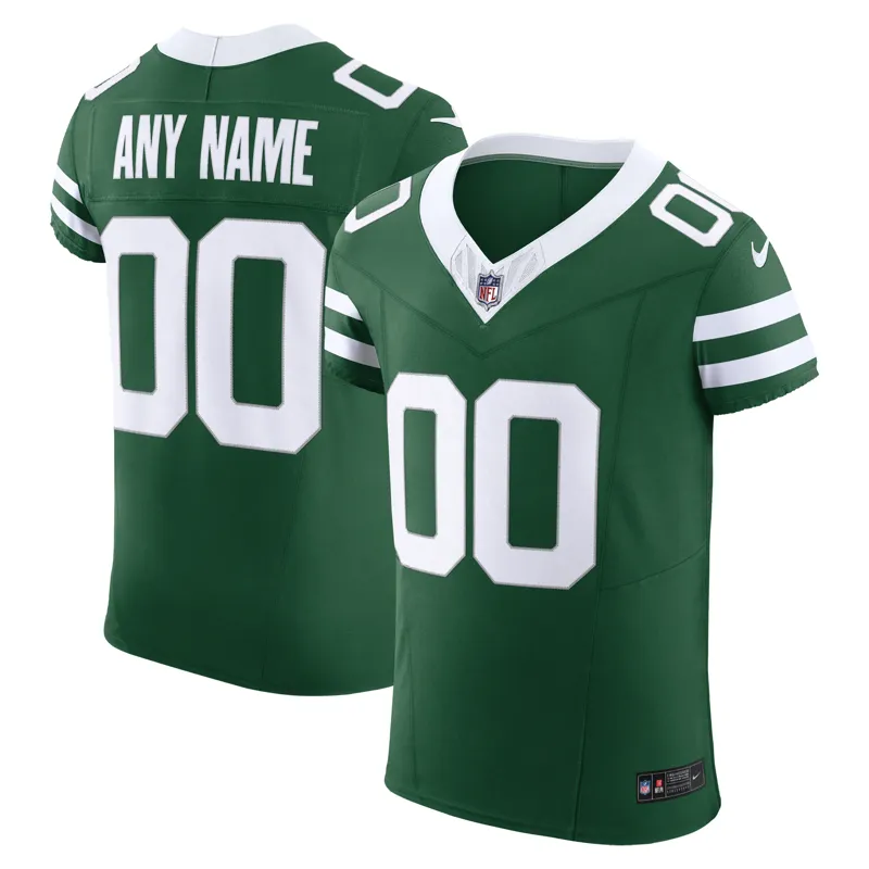 New York Jets Jersey Legacy Green Vapor Fuse Elite Custom Jersey - Image 2