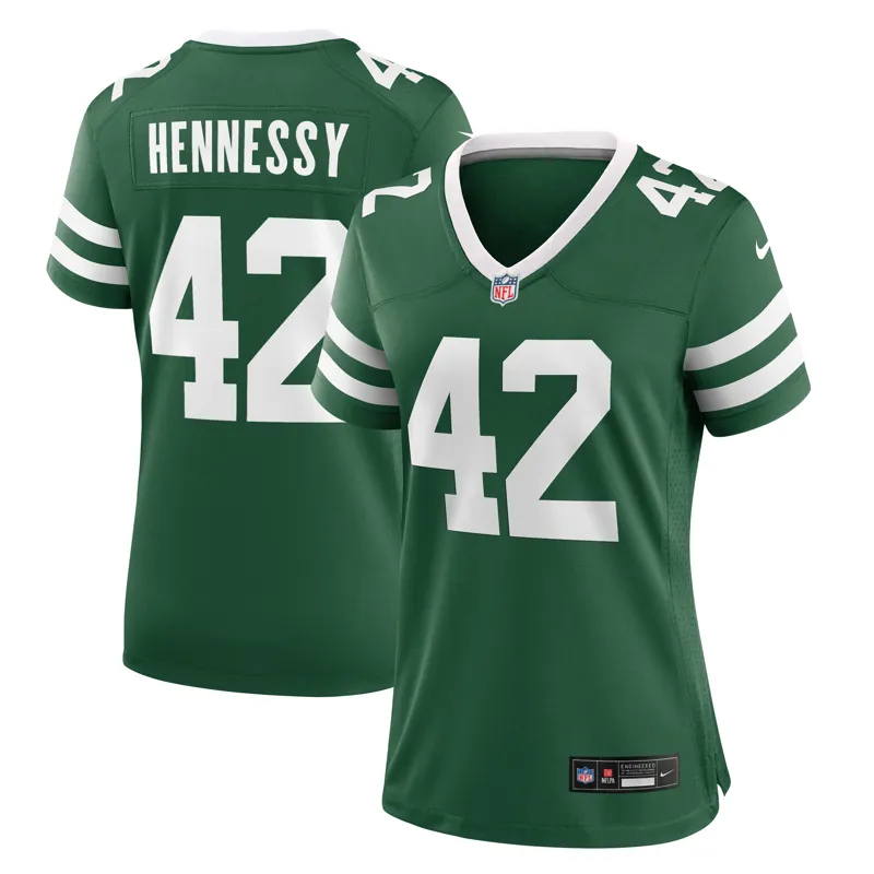 New York Jets Jersey Qwantez Stiggers Legacy Green Game Jersey - Image 4