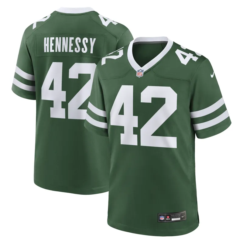 New York Jets Jersey Qwantez Stiggers Legacy Green Game Jersey - Image 5