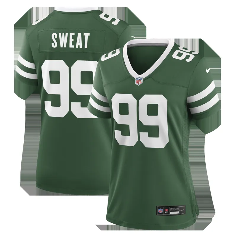 New York Jets Jersey Tvondre Sweat Legacy Green Team Game Jersey