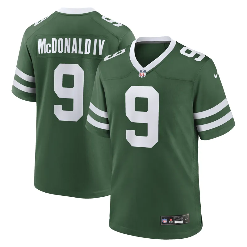 New York Jets Jersey White Vapor Fuse Elite Custom Jersey - Image 5