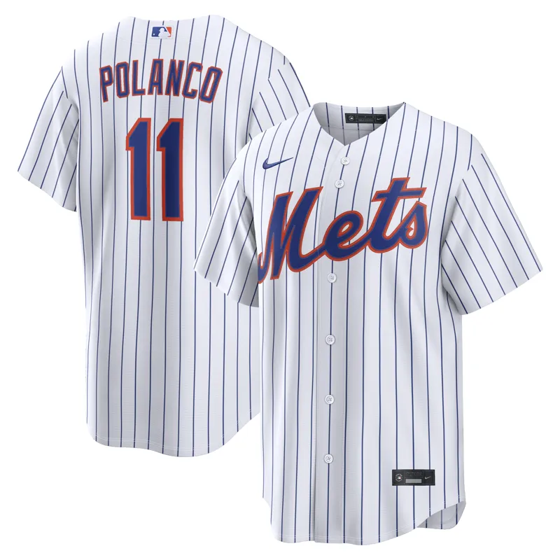 New York Mets Jersey Jorge Polanco White Home Jersey