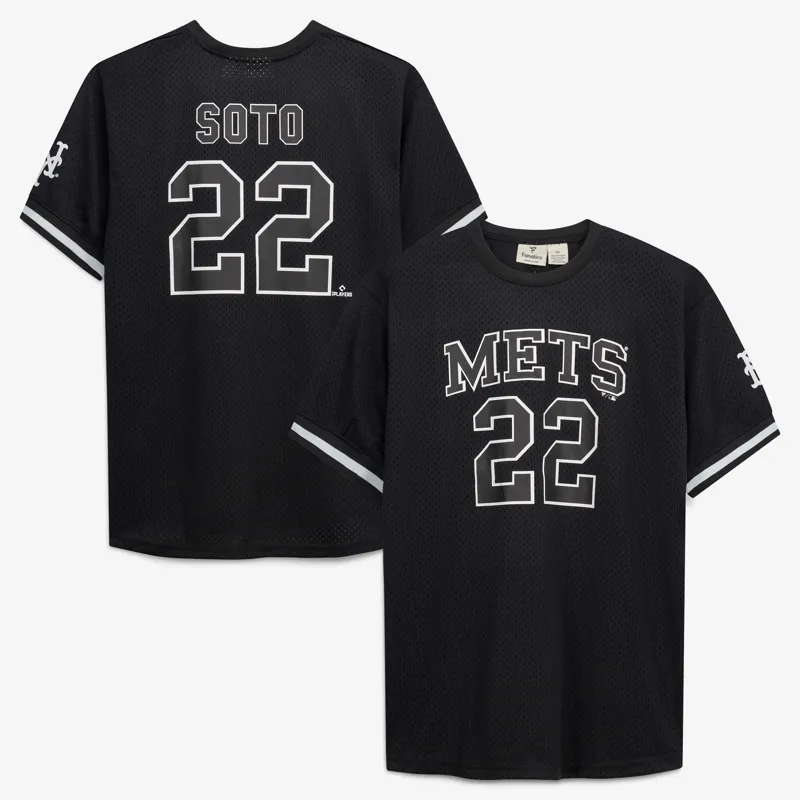 New York Mets Jersey Juan Soto Black Alternate Limited Player Jersey - Image 5