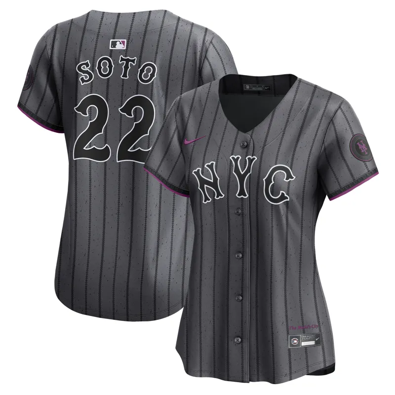 New York Mets Jersey Juan Soto Gray City Connect Limited Jersey - Image 3