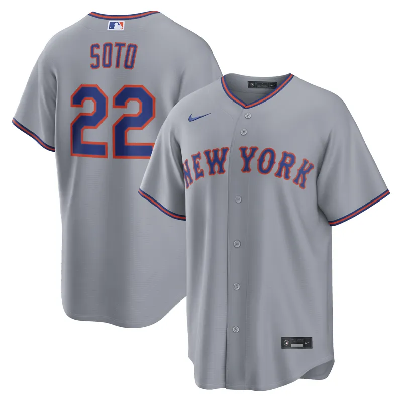 New York Mets Jersey Juan Soto Gray City Connect Limited Jersey - Image 4