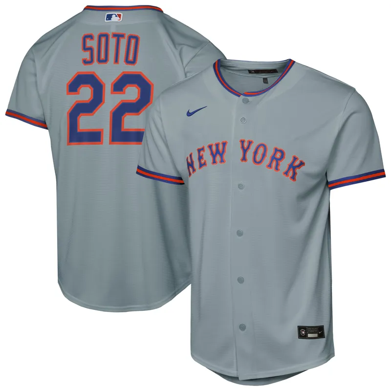 New York Mets Jersey Juan Soto Gray City Connect Limited Jersey - Image 5