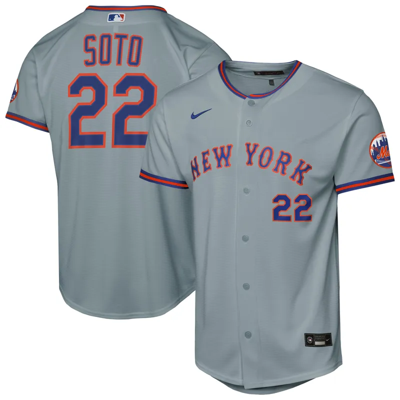 New York Mets Jersey Juan Soto Gray Road Limited Player Jersey - Image 2