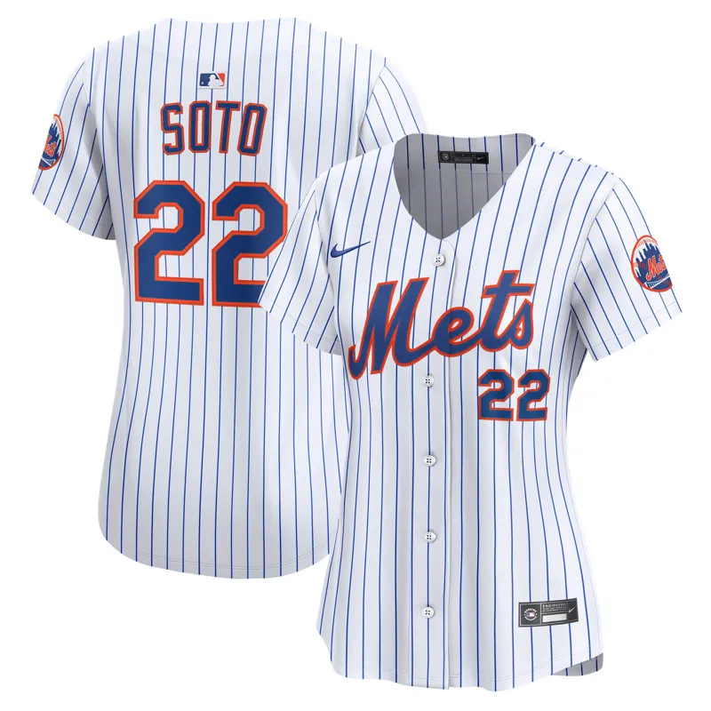 New York Mets Jersey Juan Soto White Home Limited Jersey