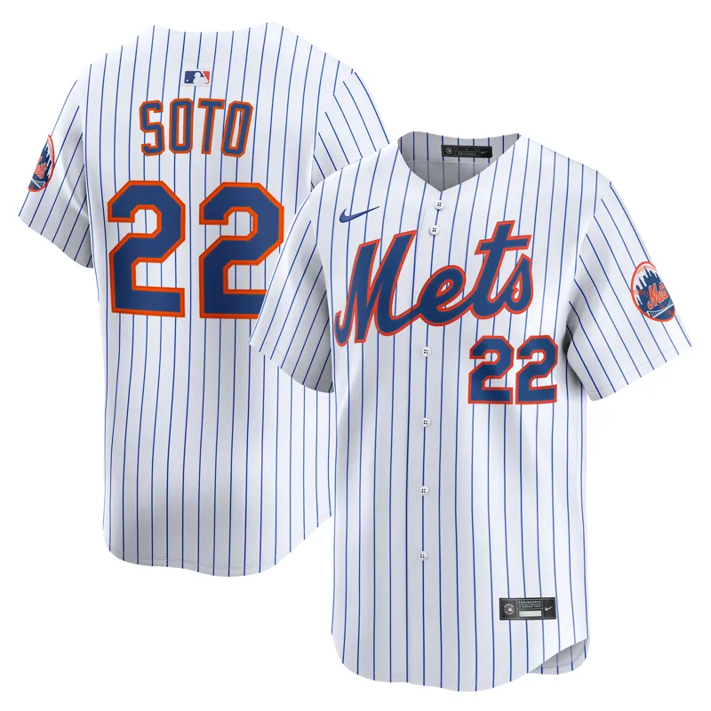 New York Mets Jersey Juan Soto White Home Limited Jersey - Image 2