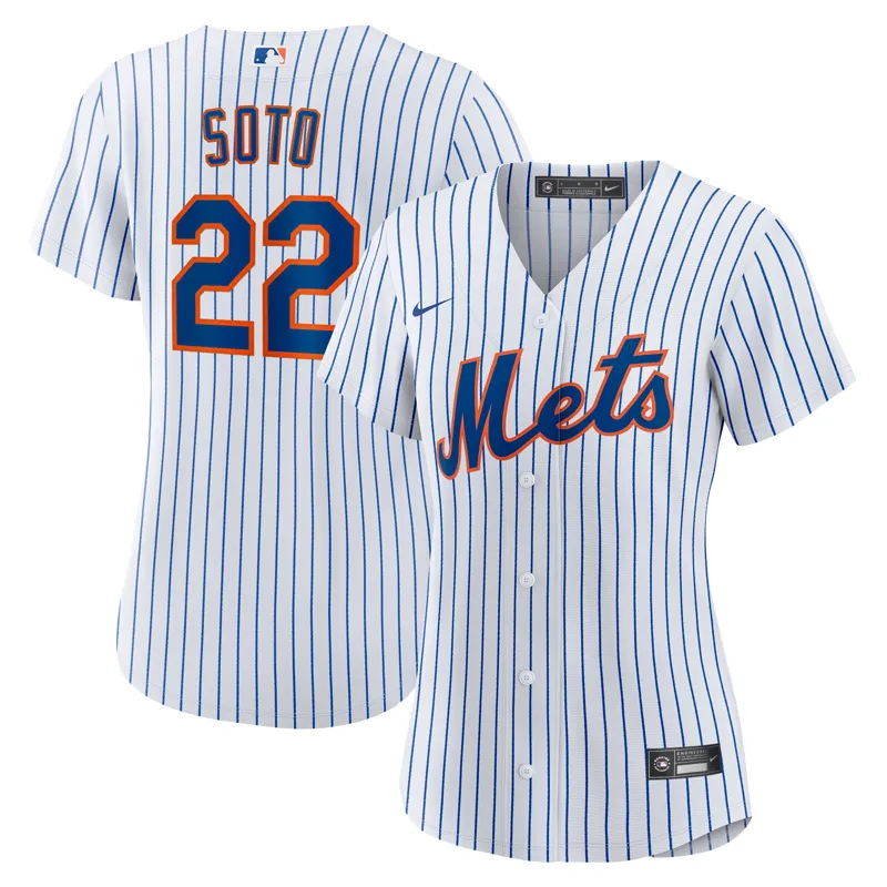 New York Mets Jersey Juan Soto White Home Player Jersey