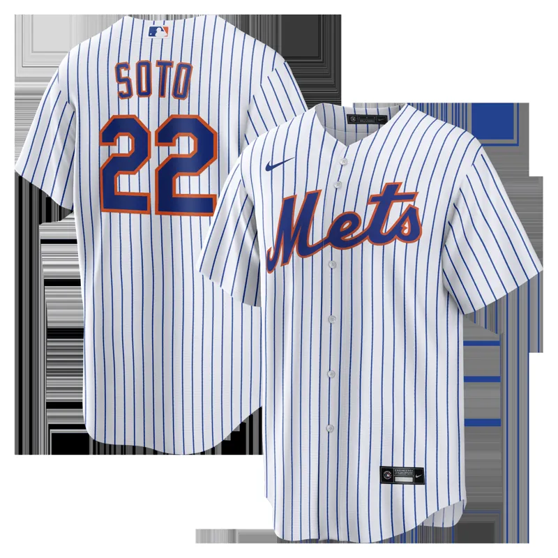 New York Mets Jersey Juan Soto White Home Limited Jersey - Image 4