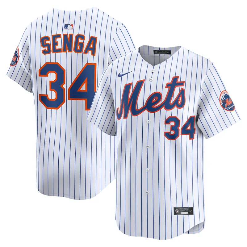 New York Mets Jersey Keith Hernandez White Cooperstown Collection Limited Jersey - Image 3