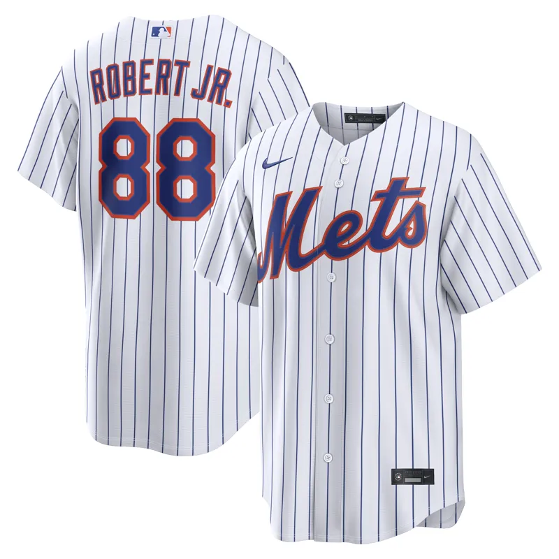 New York Mets Jersey Luis Robert Jr White Home Jersey