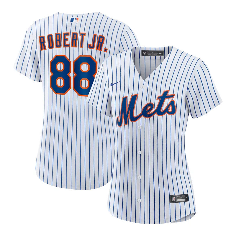 New York Mets Jersey Luis Robert Jr White Home Jersey - Image 2
