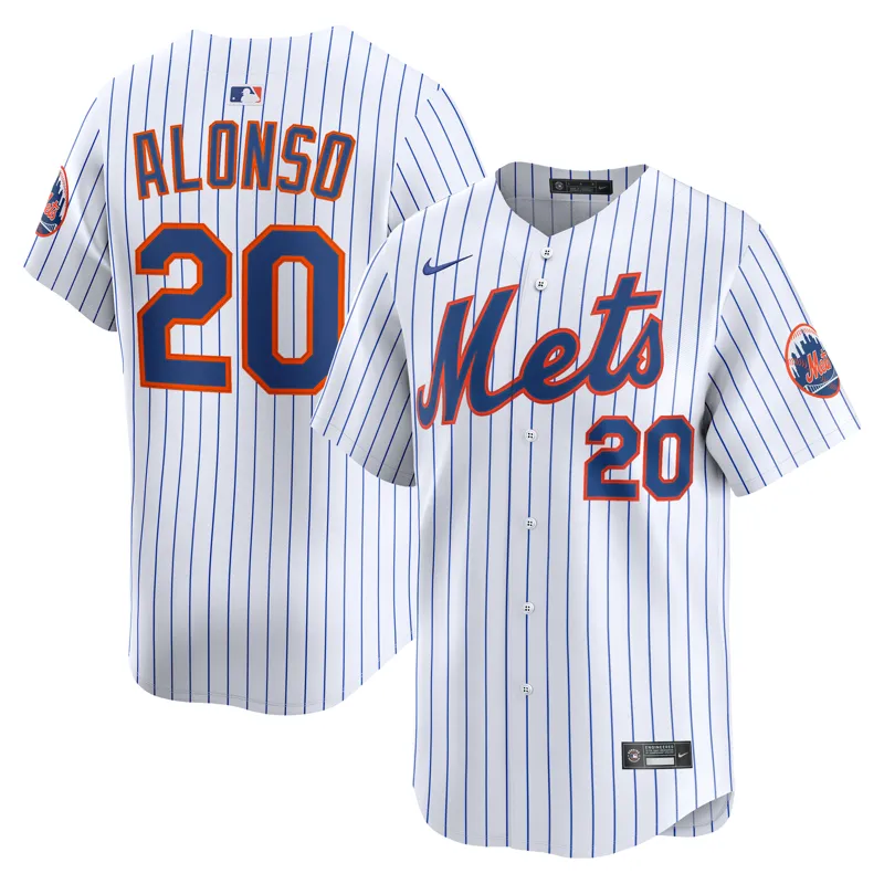 New York Mets Jersey Nolan Mclean White Home Jersey - Image 2