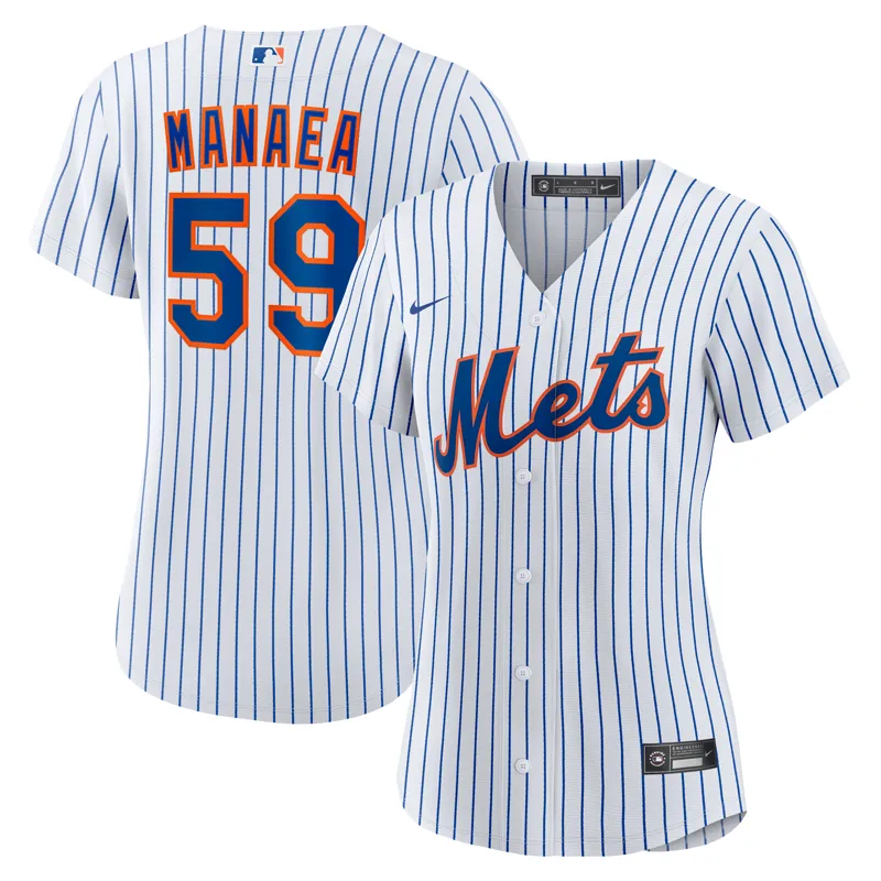 New York Mets Jersey Ryan Helsley White Home Limited Player Jersey - Image 3