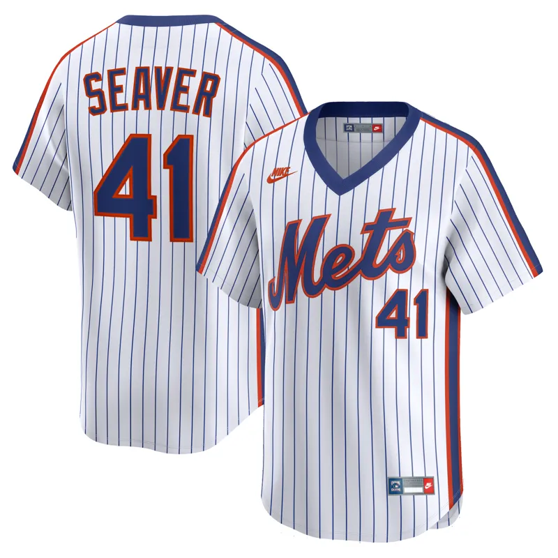 New York Mets Jersey Starling Marte White Home Limited Player Jersey - Image 5