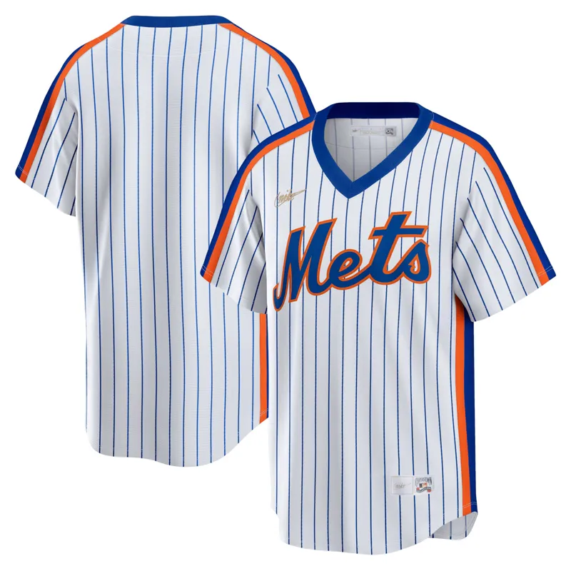 New York Mets Jersey White Home Big & Tall Jersey - Image 2