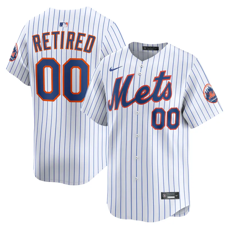 New York Mets Jersey White Home Limited Custom Jersey - Image 3