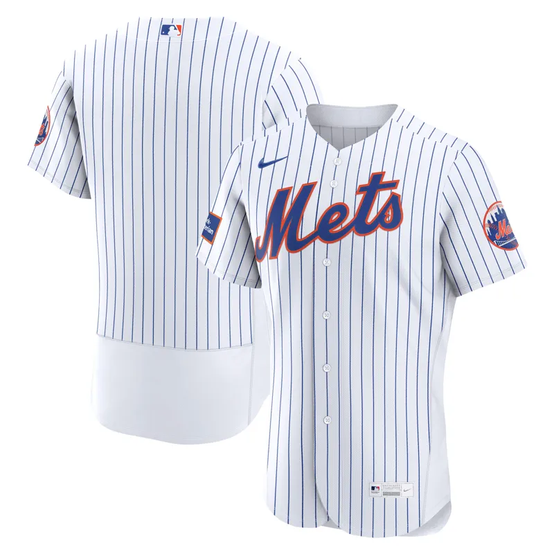 New York Mets Jersey White Home Limited Custom Jersey - Image 4