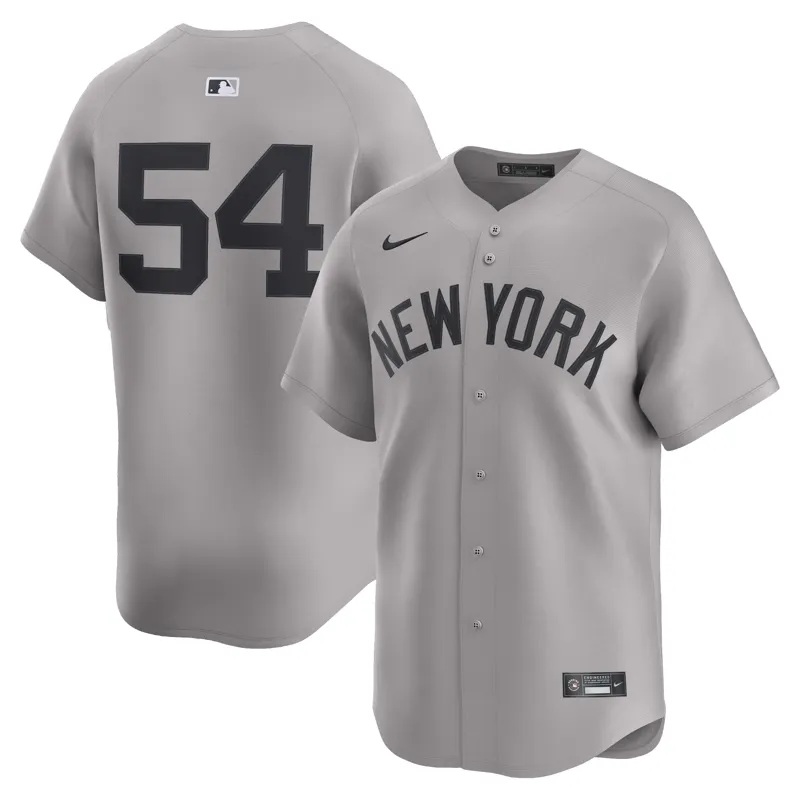 New York Yankees Jersey Max Fried Gray Road Limited Player Jersey