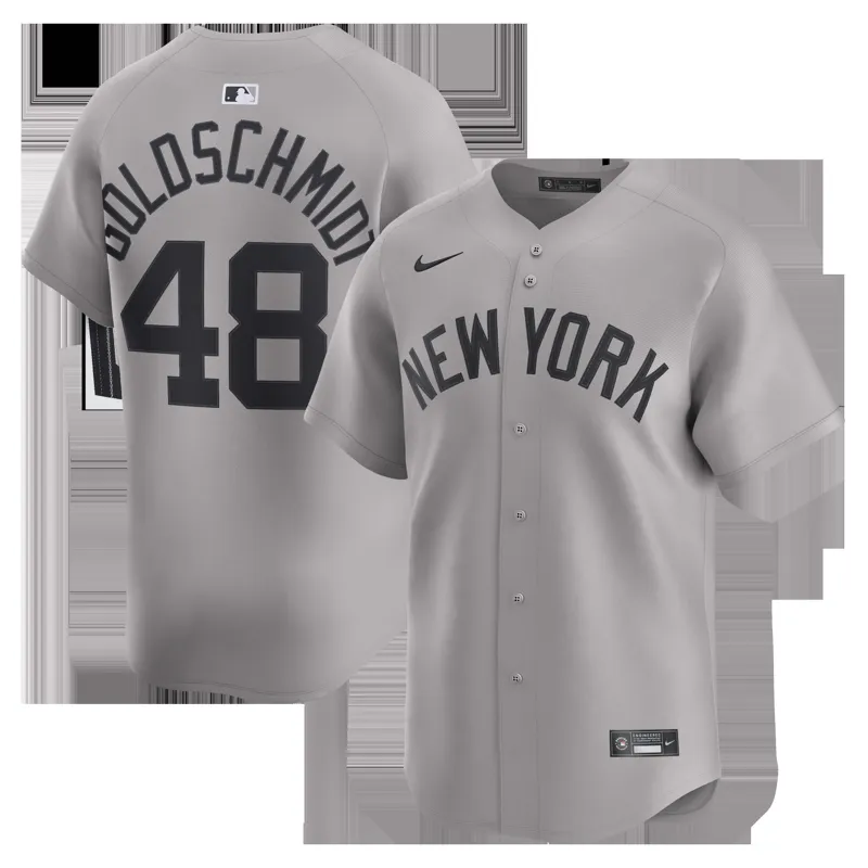 New York Yankees Jersey Paul Goldschmidt Gray Road Limited Player Jersey - Image 2