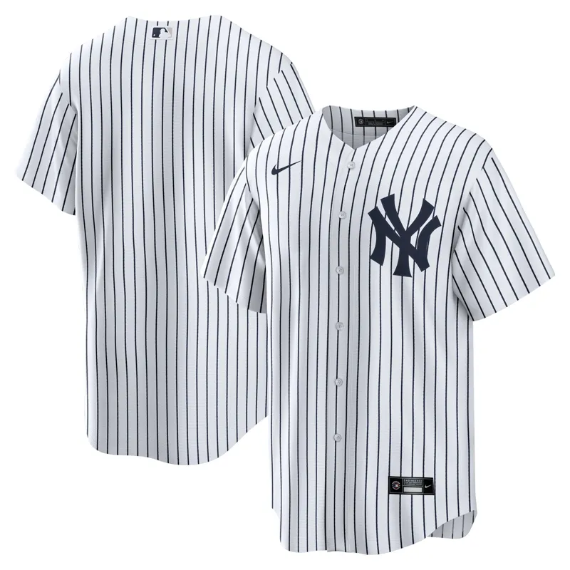 New York Yankees Jersey White Home Big & Tall Jersey