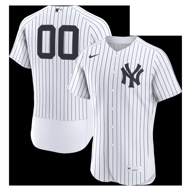 New York Yankees Jersey White Home Big & Tall Jersey - Image 2