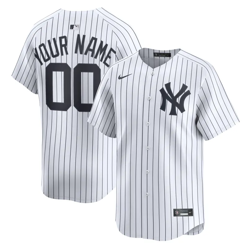 New York Yankees Jersey White Home Jersey - Image 4