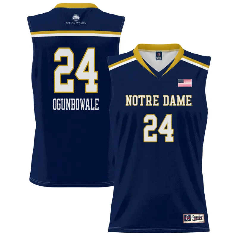 Notre Dame Fighting Irish Jersey Gameday Greats #1 White Lightweight Jersey - Image 5